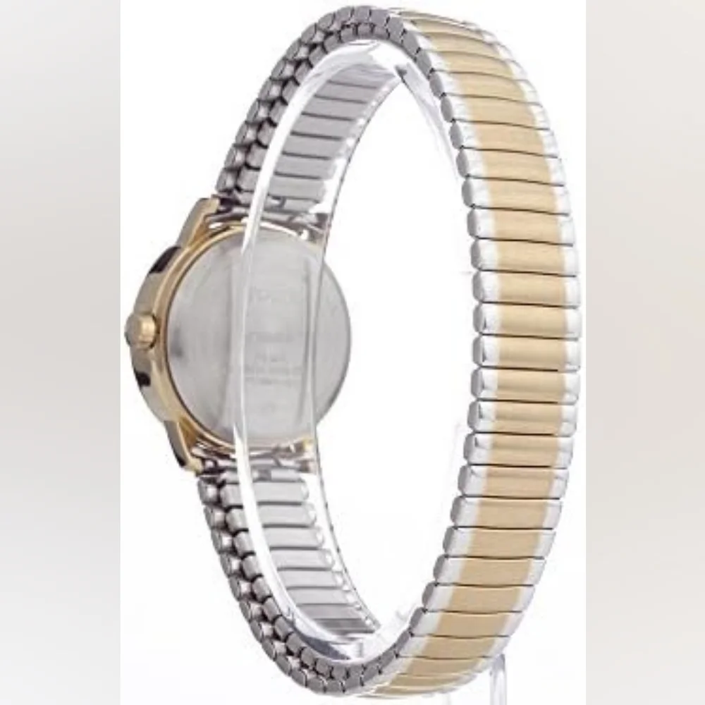 Timex Easy Reader Indiglo 25mm Bracelet Ladies Watch Two-Tone Gold Silver Expand
